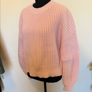 Banana Republic Soft Pink Crew Neck Sweater